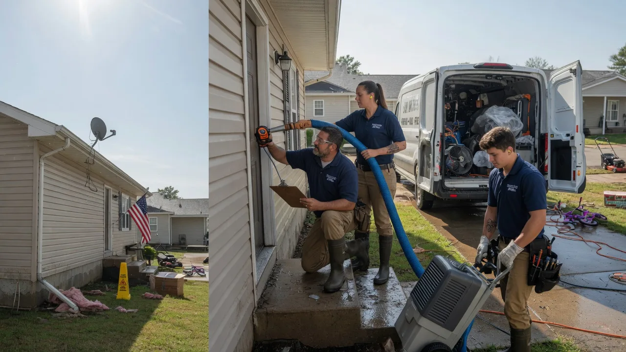 Ceiling Water Damage Restoration in Holcomb, MS near me